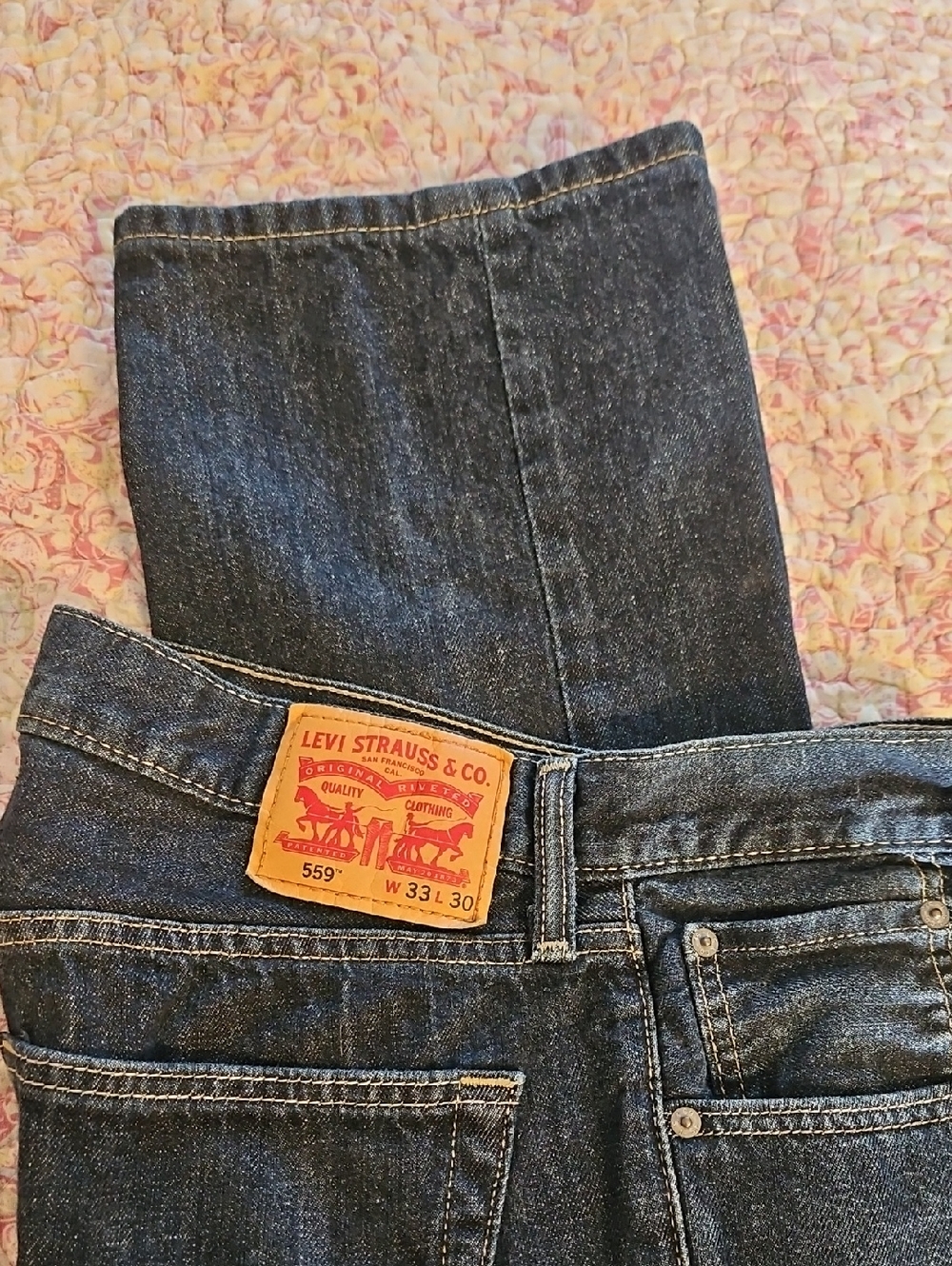 Levi's 559 Relaxed Straight Jeans in Dark Indigo
